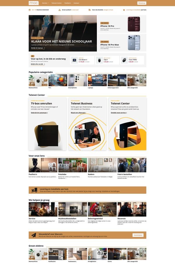 Webshop Elektro Mac